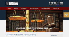 Desktop Screenshot of marinolawgroup.com